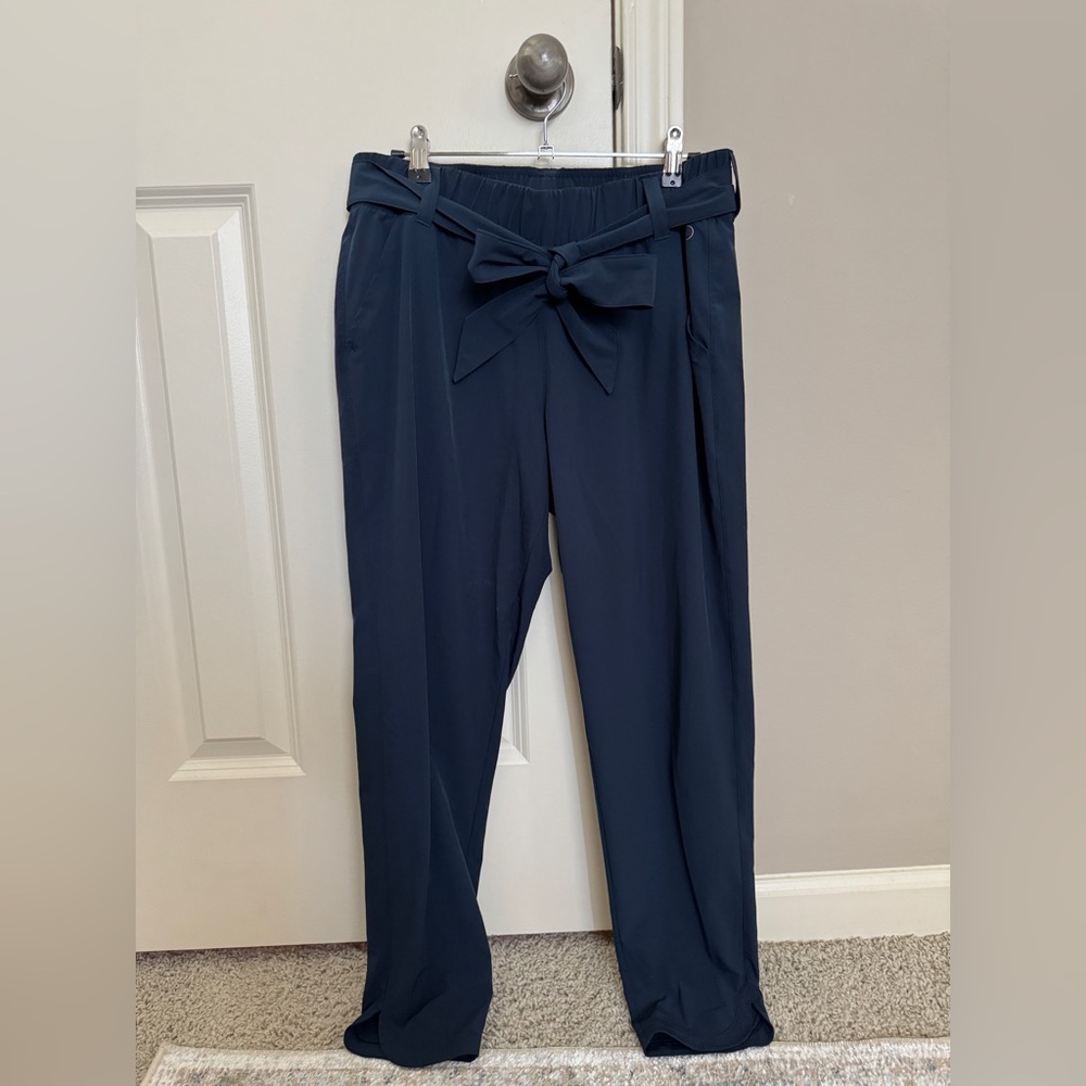 CALIA by Carrie Underwood Blue Tie-Waist Trousers
